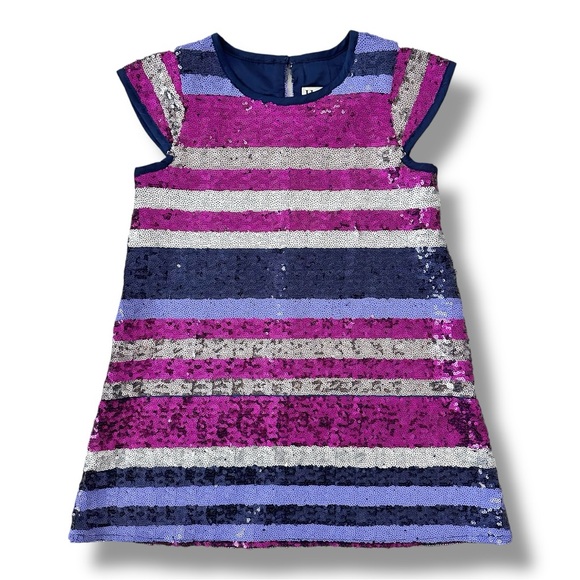 Hatley | Sequin Stripe Party Dress (4 yrs) 🎉 - Picture 1 of 4